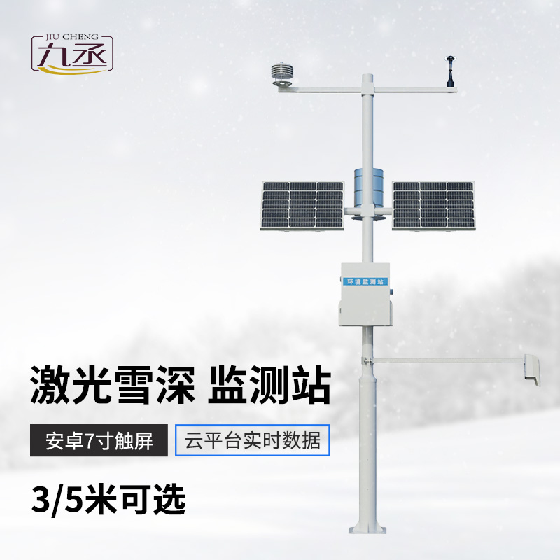 激光5米雪深监测站展现了激光对雪的识别与测量技术？